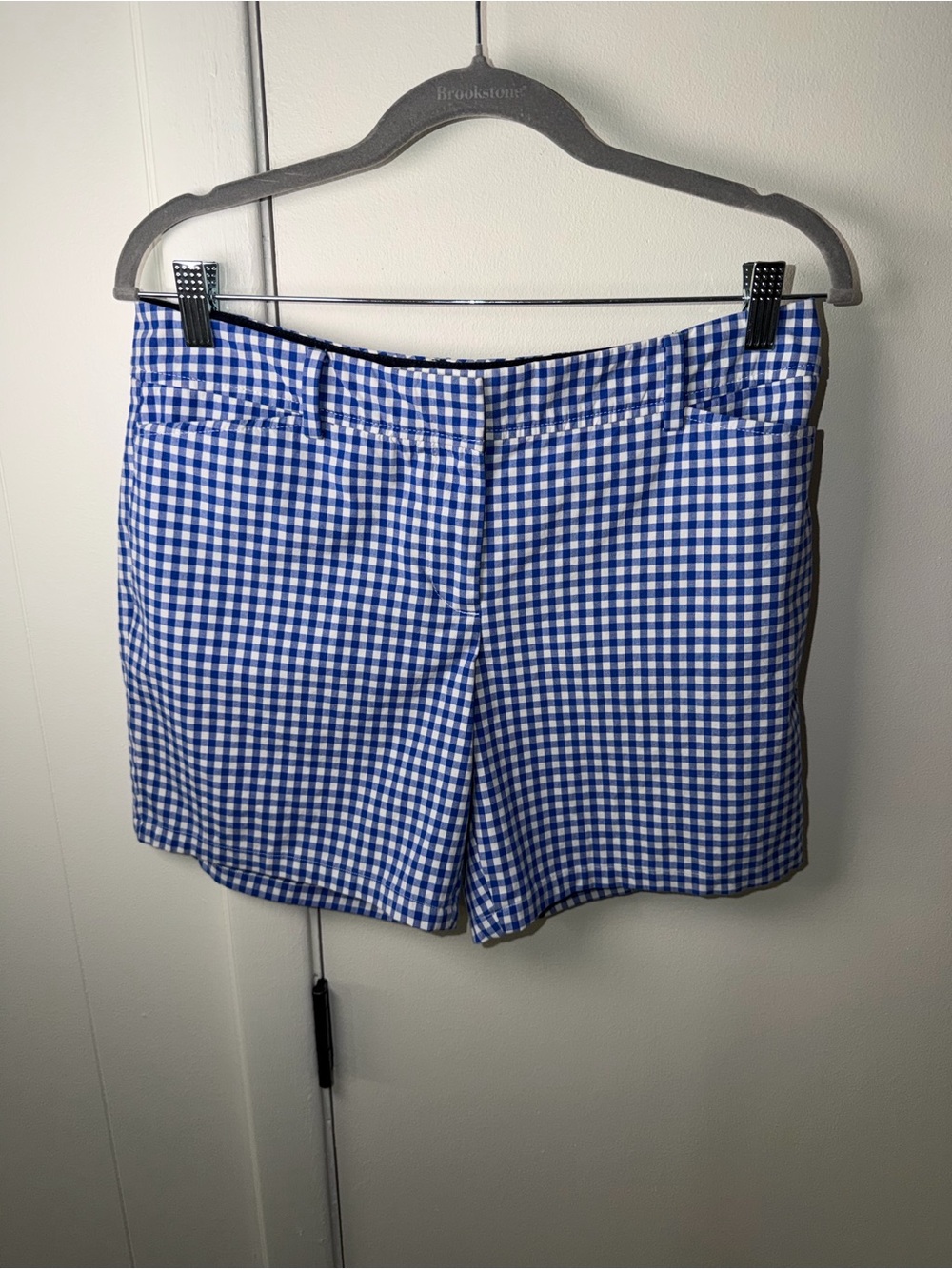 Talbots Women’s 6P Blue/White Gingham Shorts | GUC